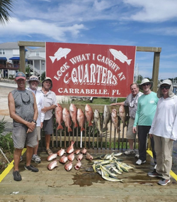 Carrabelle fishing charters, Snapper Fishing 2023